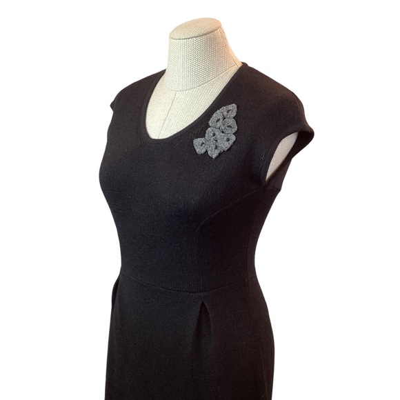 Kuna Baby Alpaca Stretch Knit Sleeveless Dress Black - Picture 8 of 12